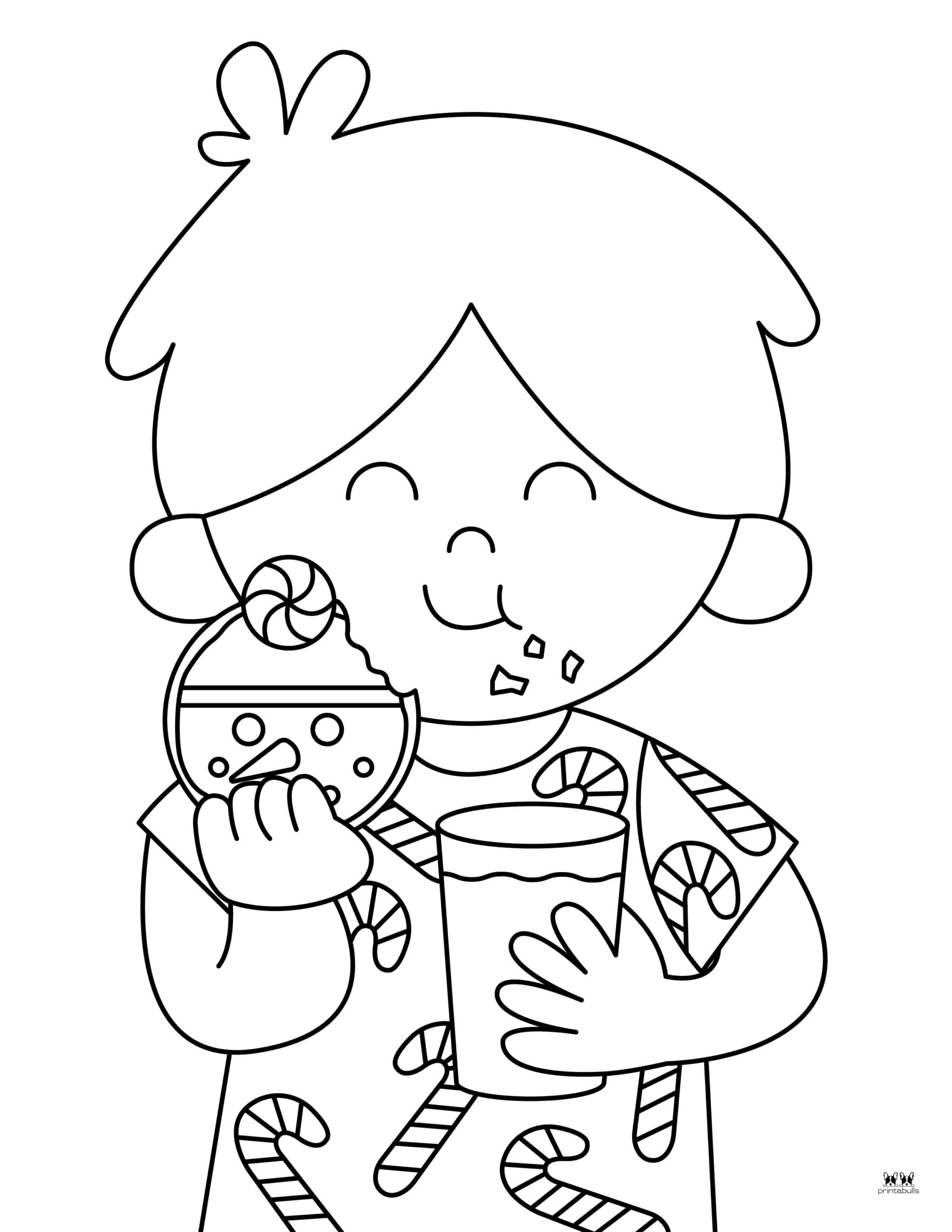 Christmas Cookies Coloring Pages - 25 FREE Pages | Printabulls