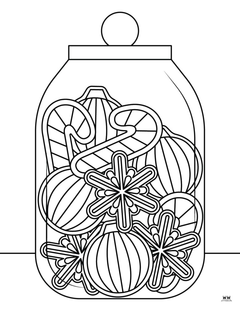 Christmas Cookies Coloring Pages - 25 FREE Pages | Printabulls