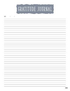 Gratitude Journal Templates - 18 FREE Printables - PrintaBulk