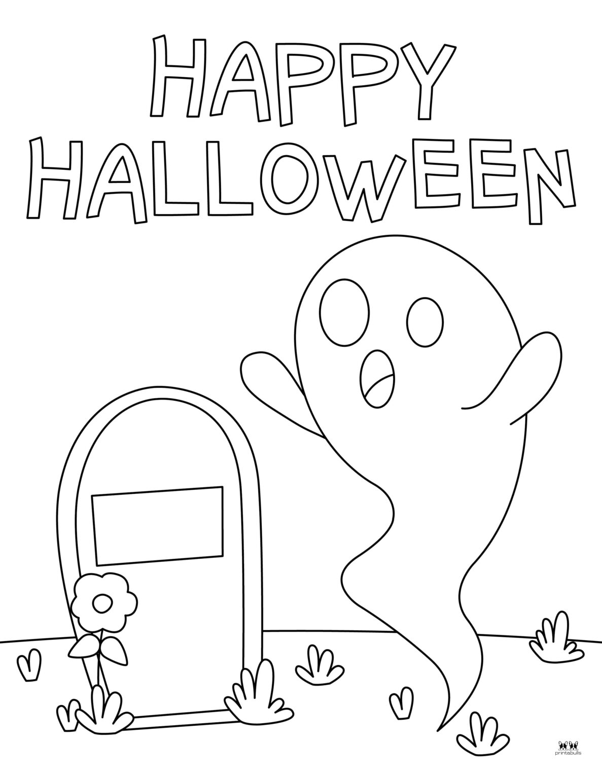 Happy Halloween Coloring Pages - 28 FREE Pages | Printabulls