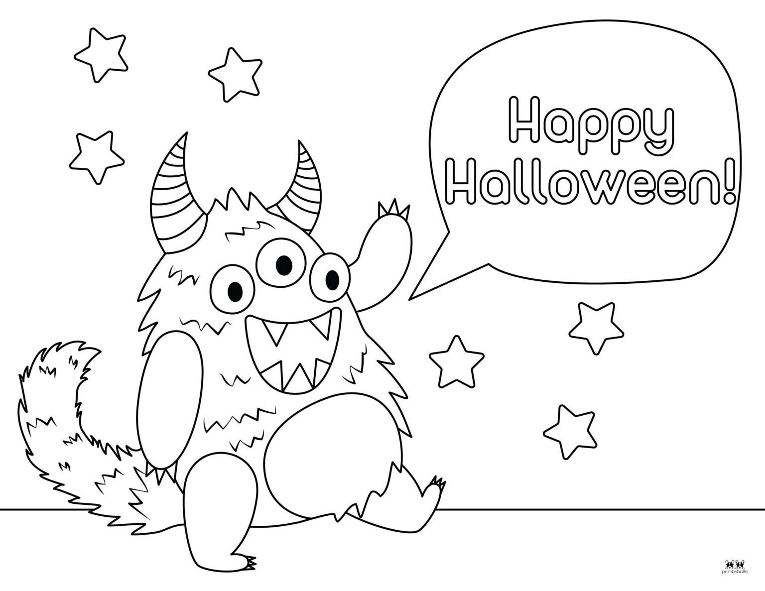 Happy Halloween Coloring Pages - 28 FREE Pages | Printabulls