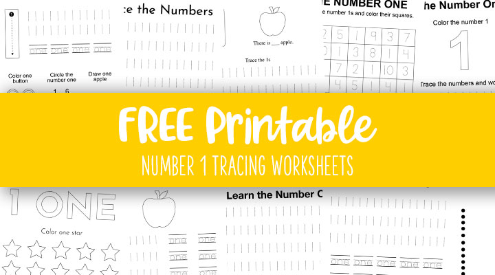 Printable-Number-1-Tracing-Worksheets-Feature-image