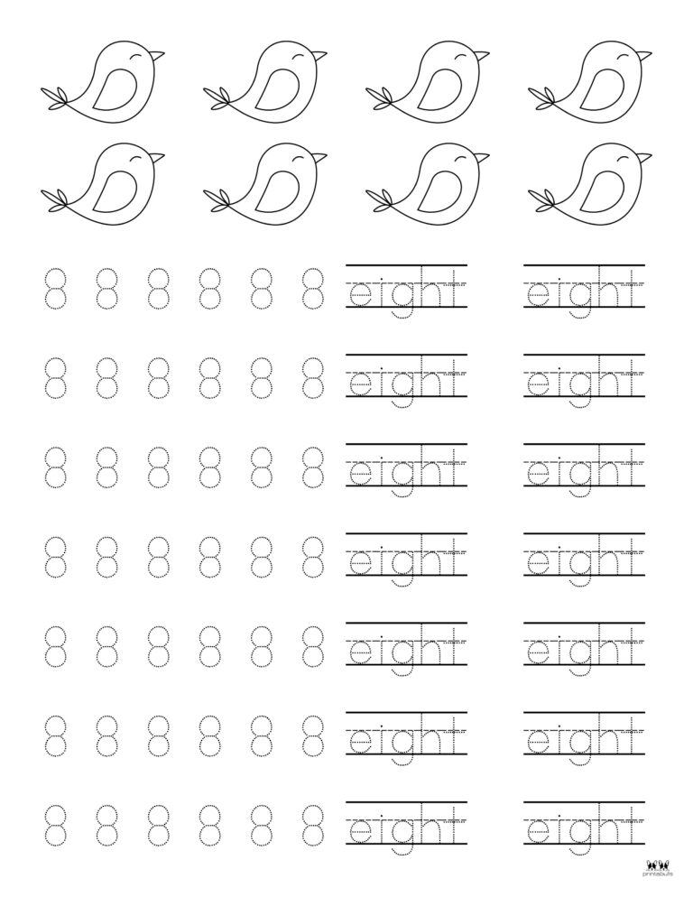 number-8-tracing-worksheets-15-free-pages-printabulls