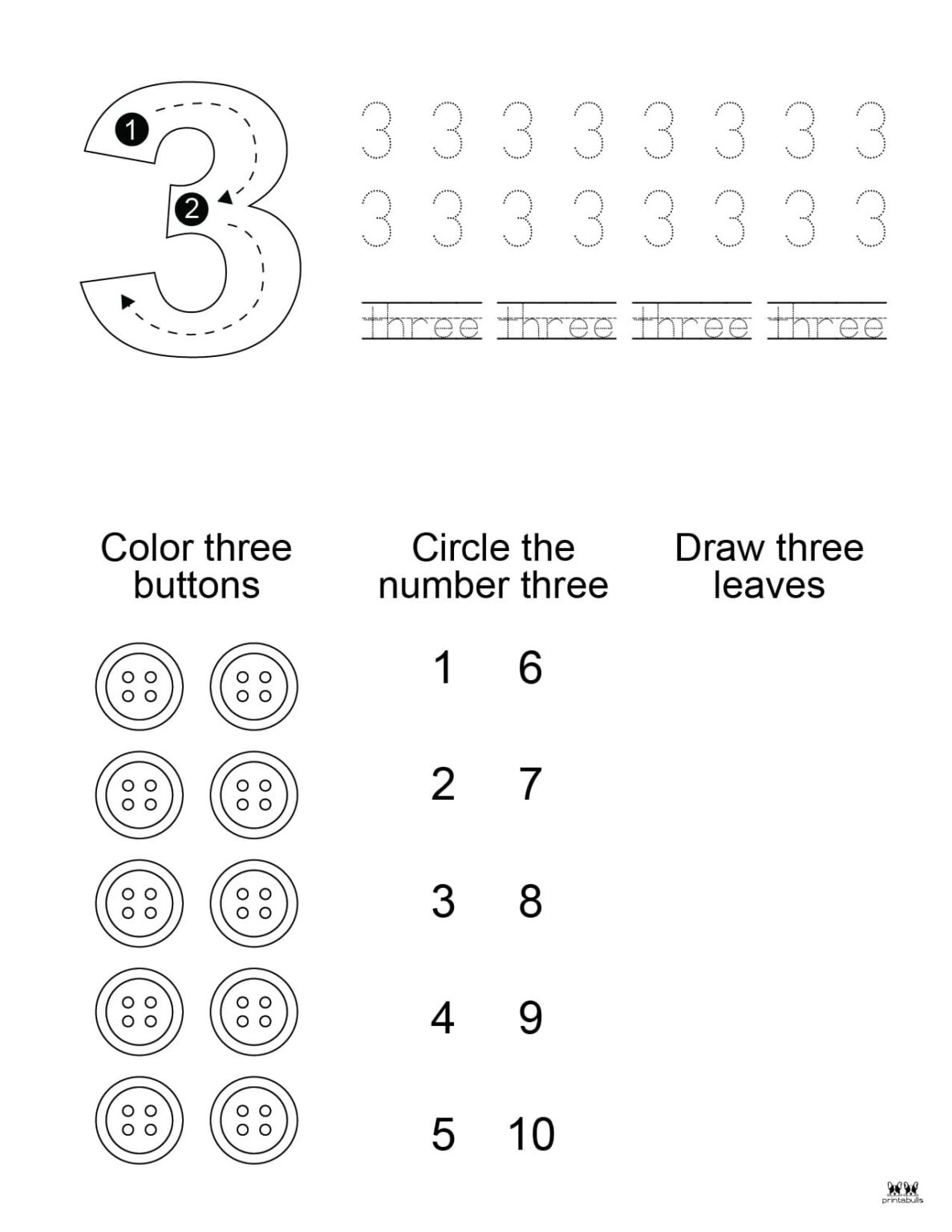 number-3-tracing-worksheets-15-free-pages-printabulls