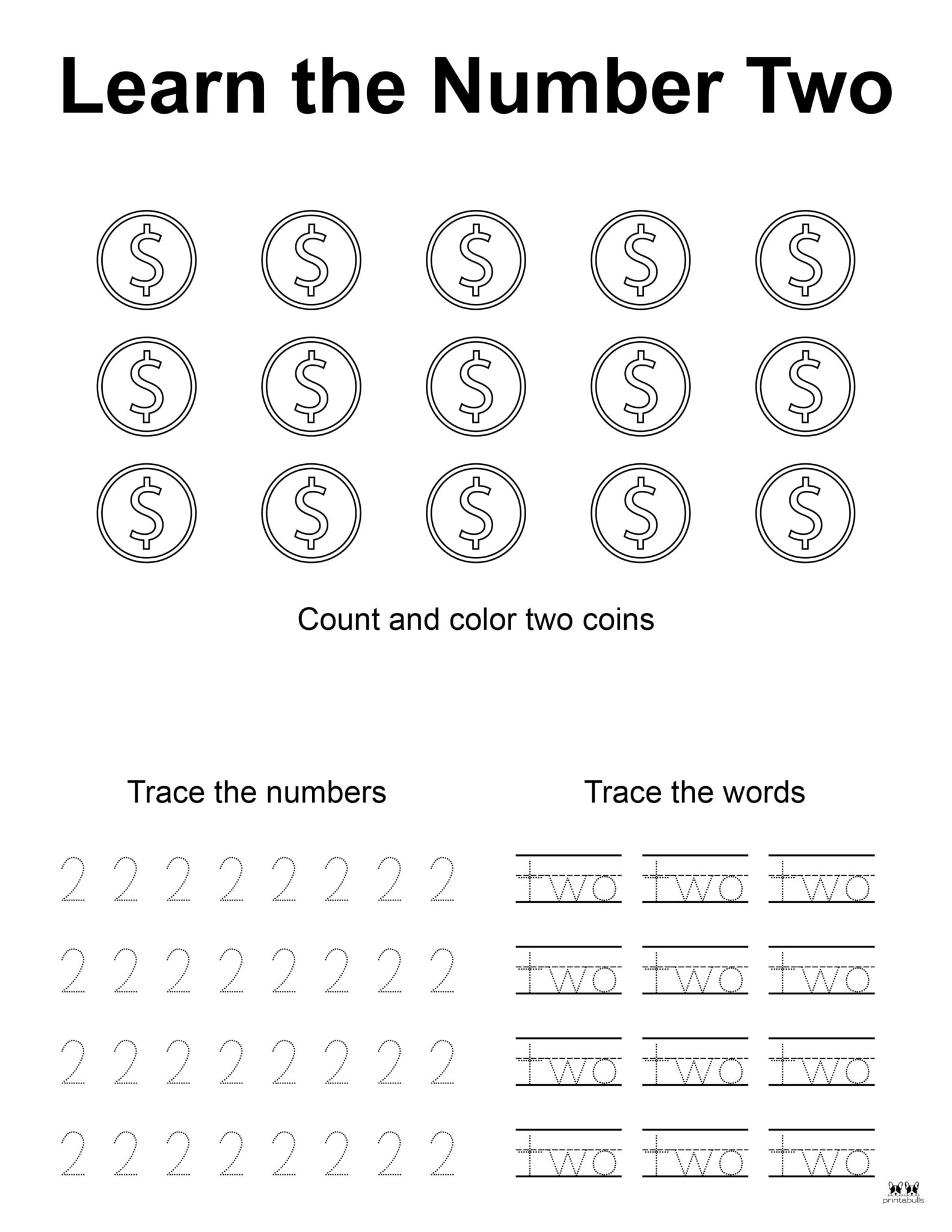 number-2-tracing-worksheets-15-free-pages-printabulls