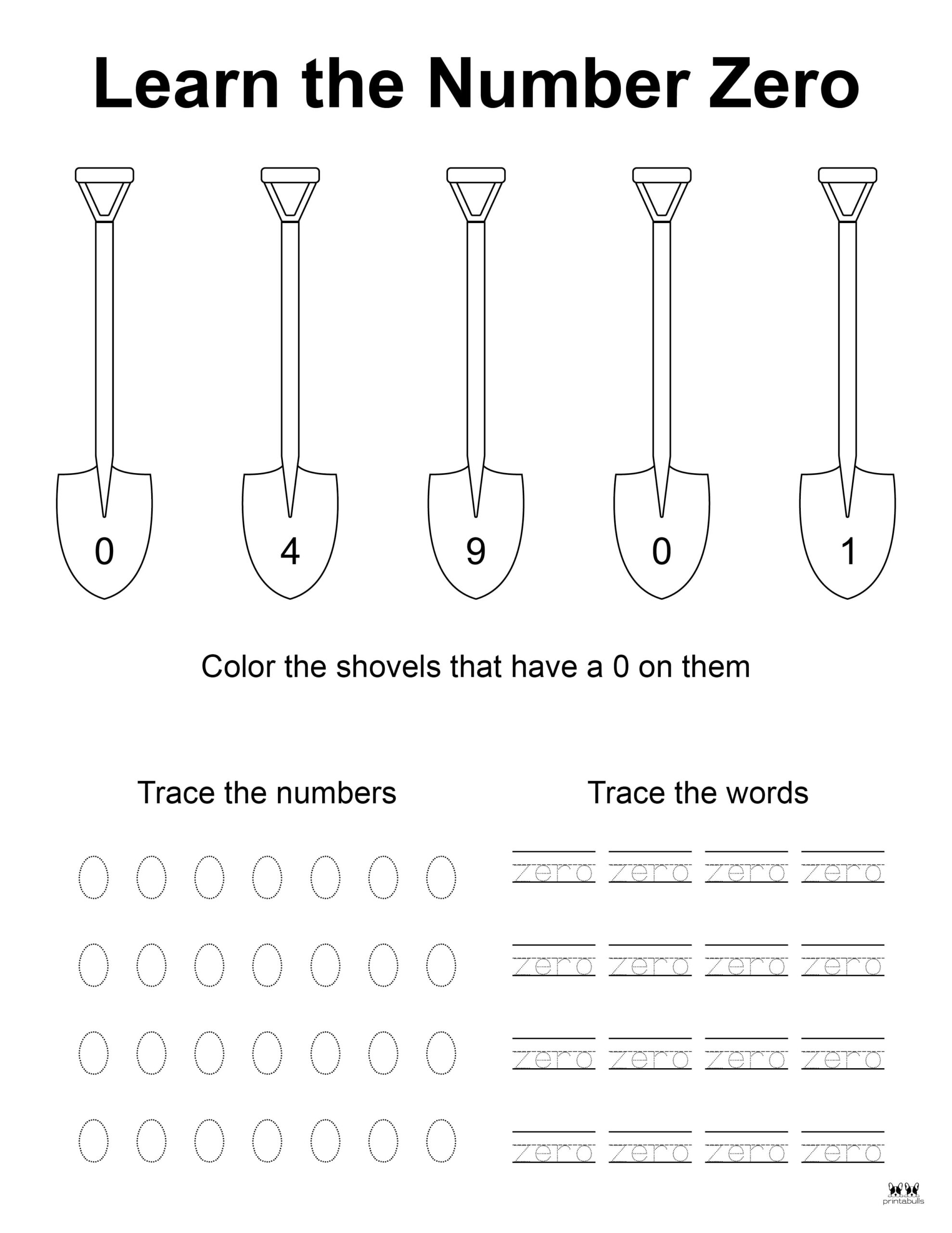 Number 0 Tracing Worksheets 15 Free Pages Printabulls 