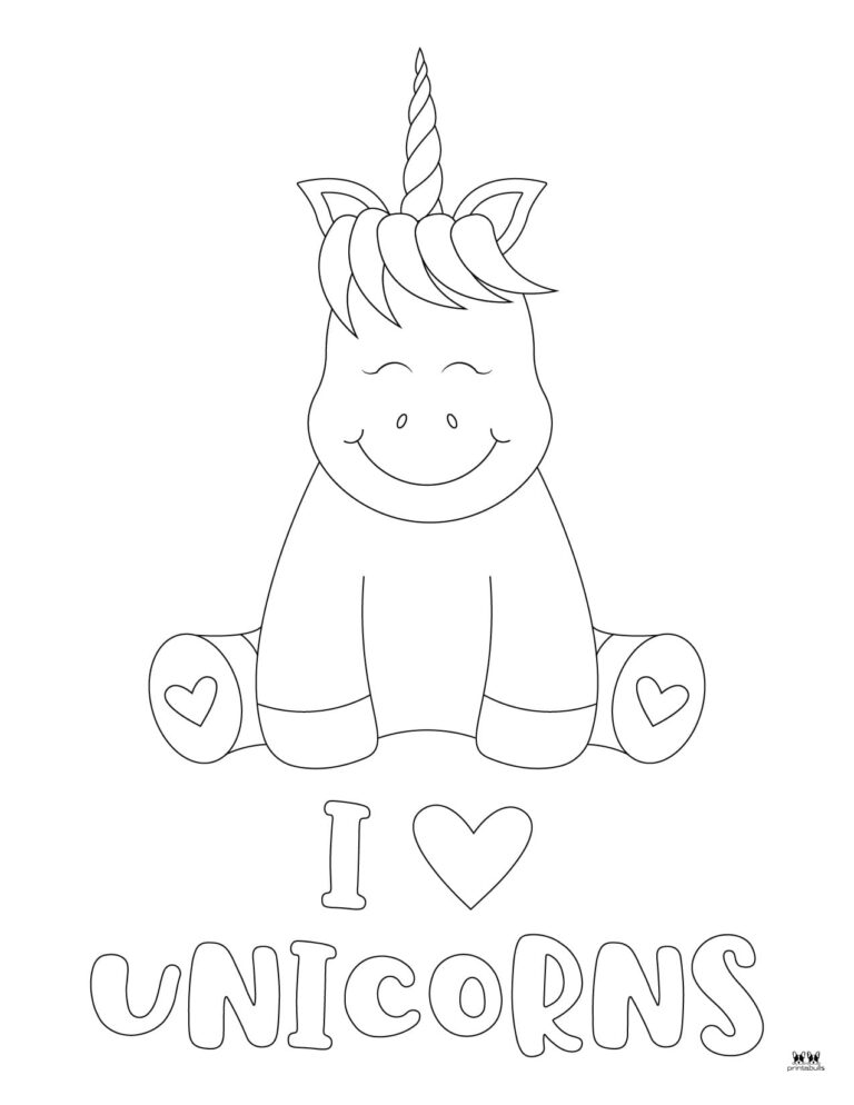 Unicorn Coloring Pages - 150 FREE Coloring Pages | Printabulls