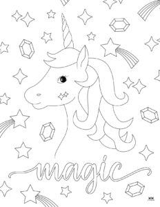 Unicorn Coloring Pages - 150 FREE Coloring Pages | Printabulls