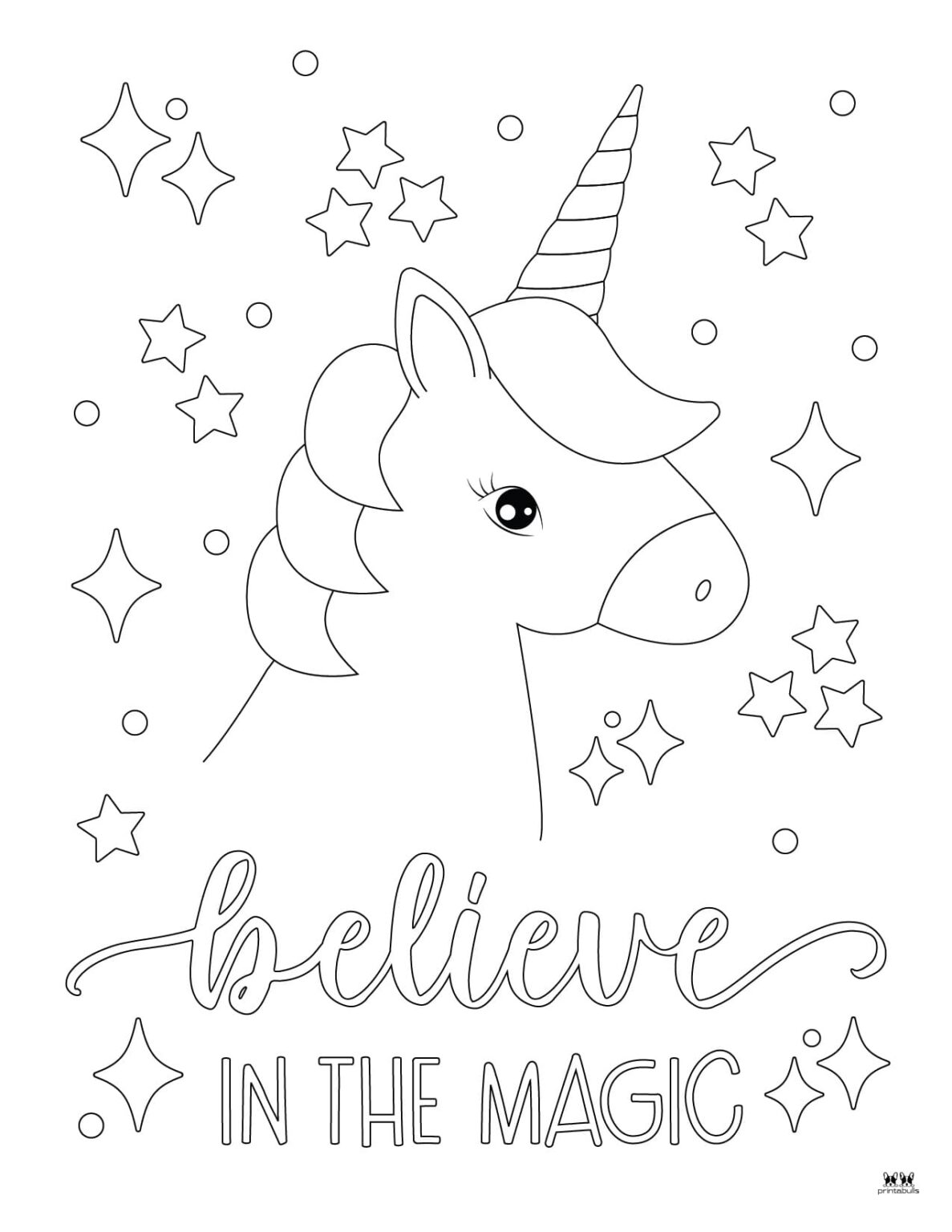 Unicorn Coloring Pages - 150 FREE Coloring Pages | Printabulls