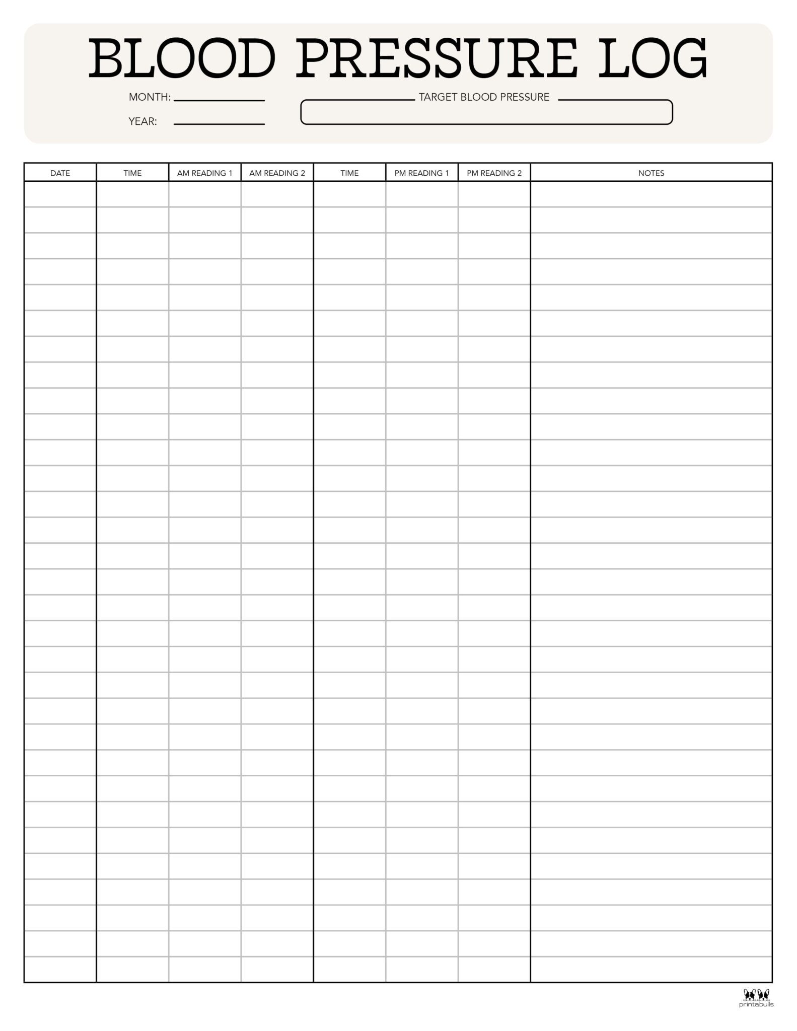 blood-pressure-logs-25-free-printables-printabulls