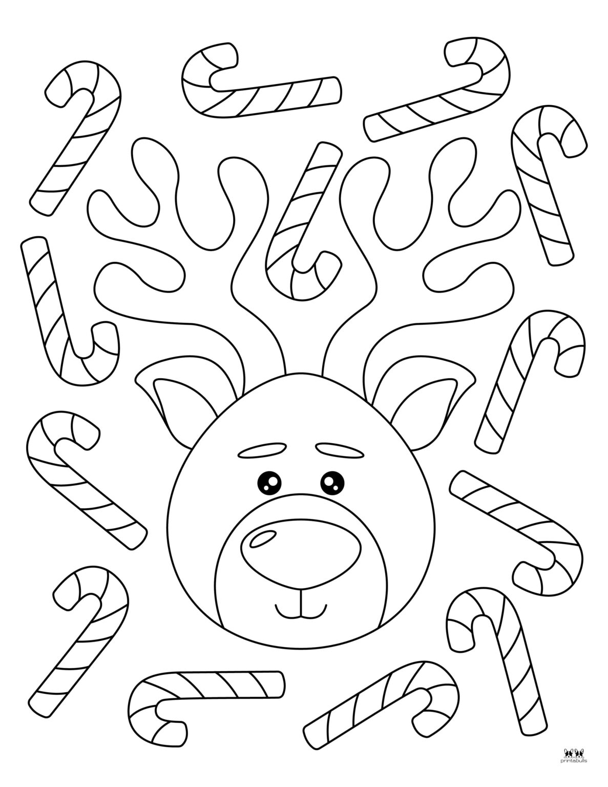 Candy Cane Coloring Pages And Templates 35 Pages Printabulls