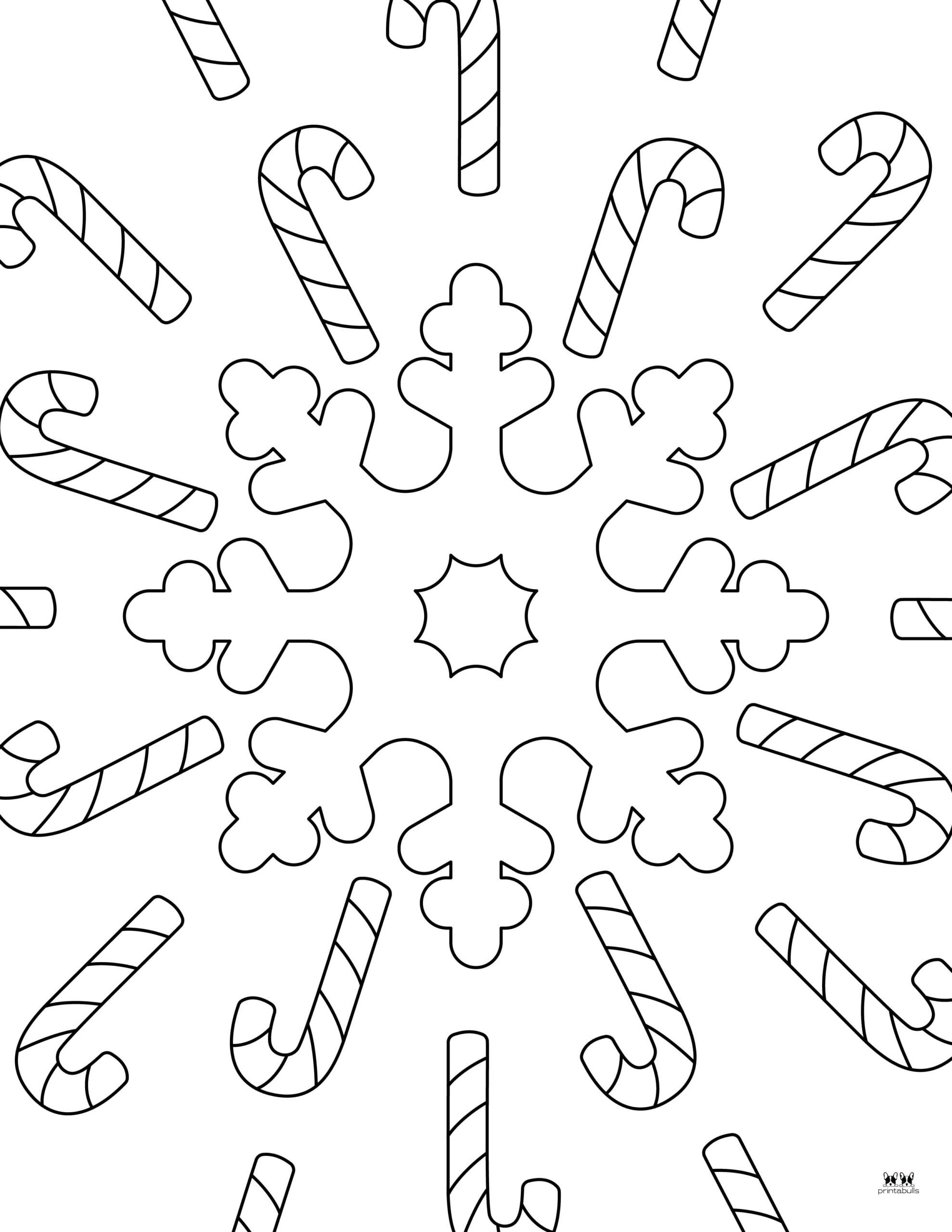 Candy Cane Coloring Pages & Templates - 35 Pages 