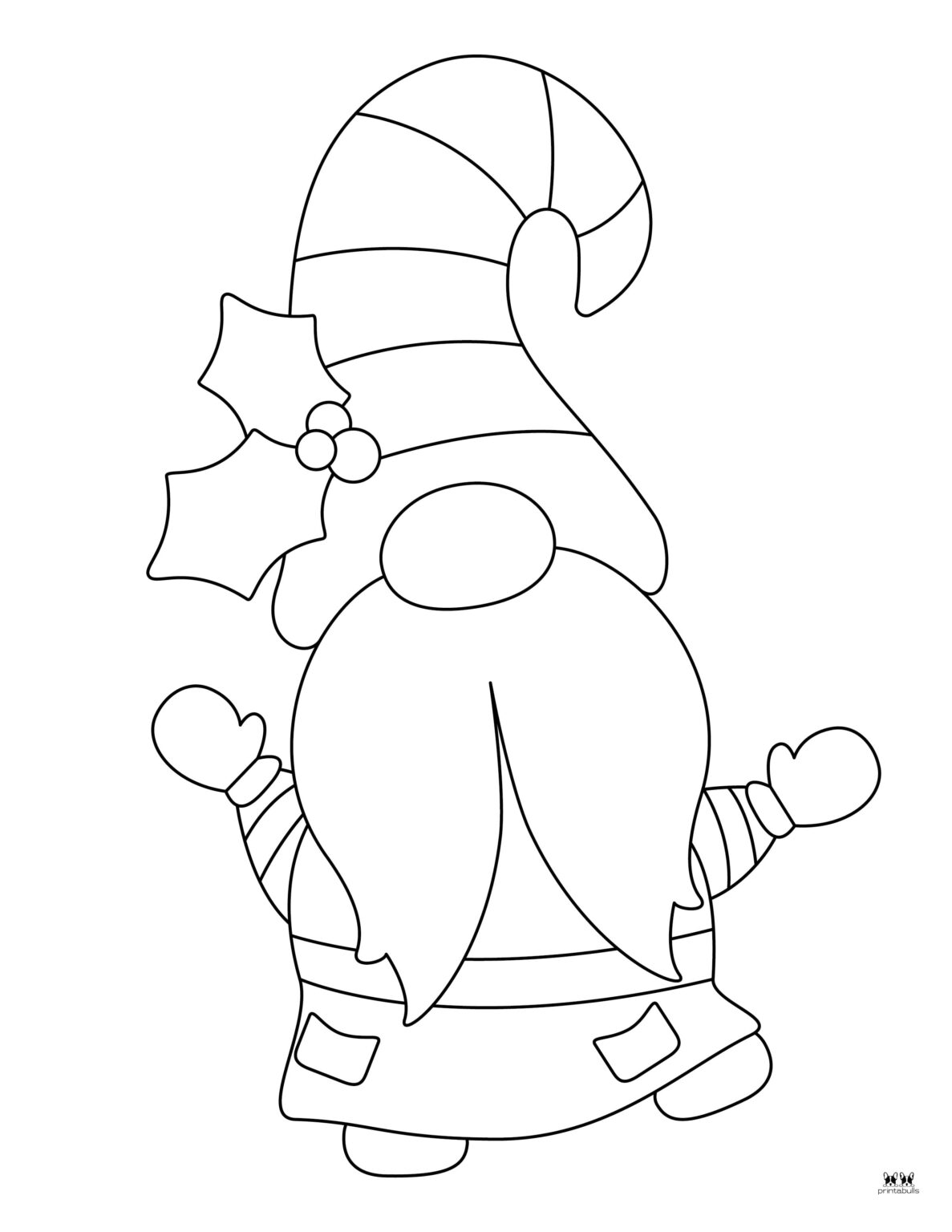 Christmas Gnome Coloring Pages - 25 FREE Pages | Printabulls