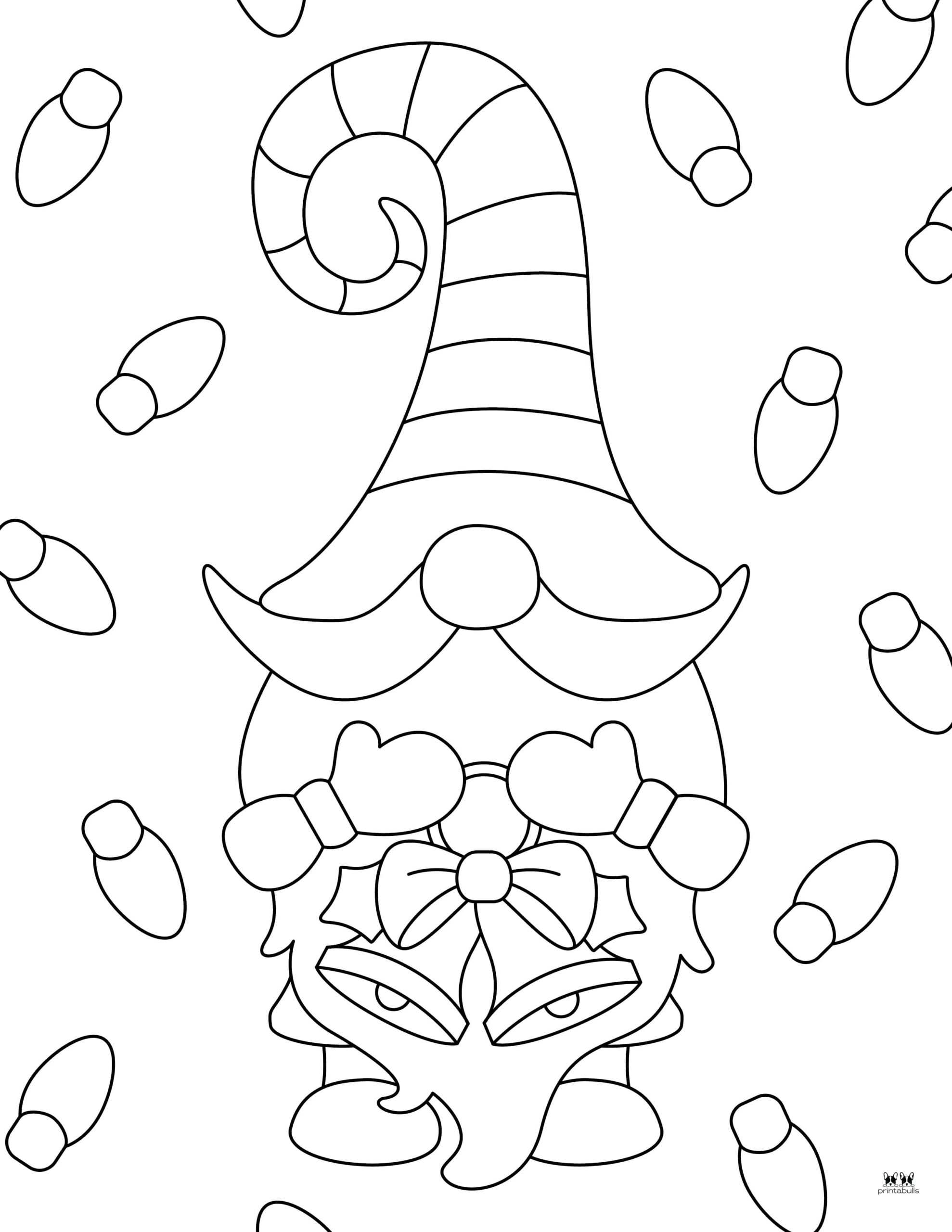 Christmas Gnome Coloring Pages 25 FREE Pages Printabulls