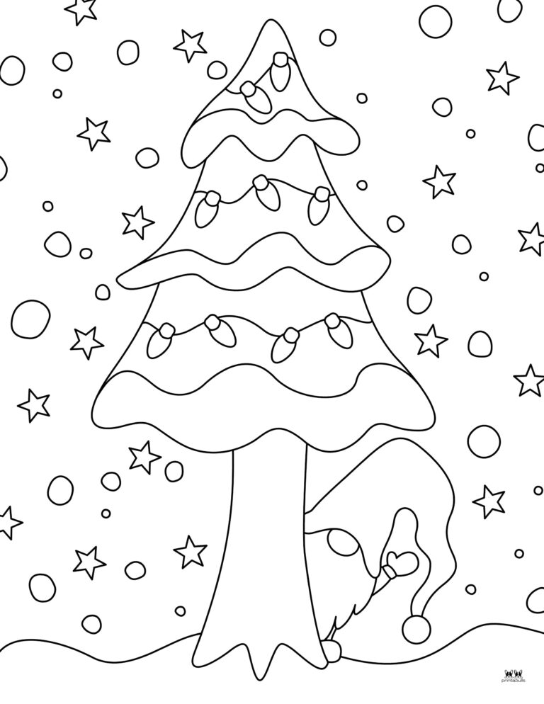 Christmas Gnome Coloring Pages - 25 FREE Pages | Printabulls