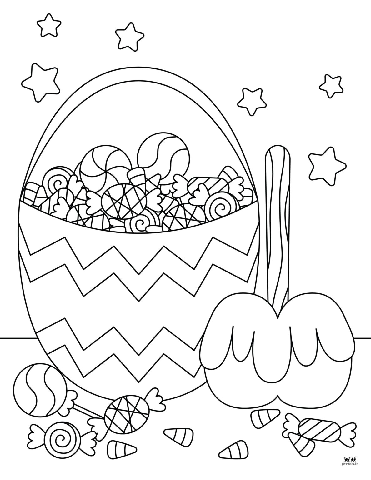 Halloween Candy Coloring Pages 25 Free Pages Printabulls