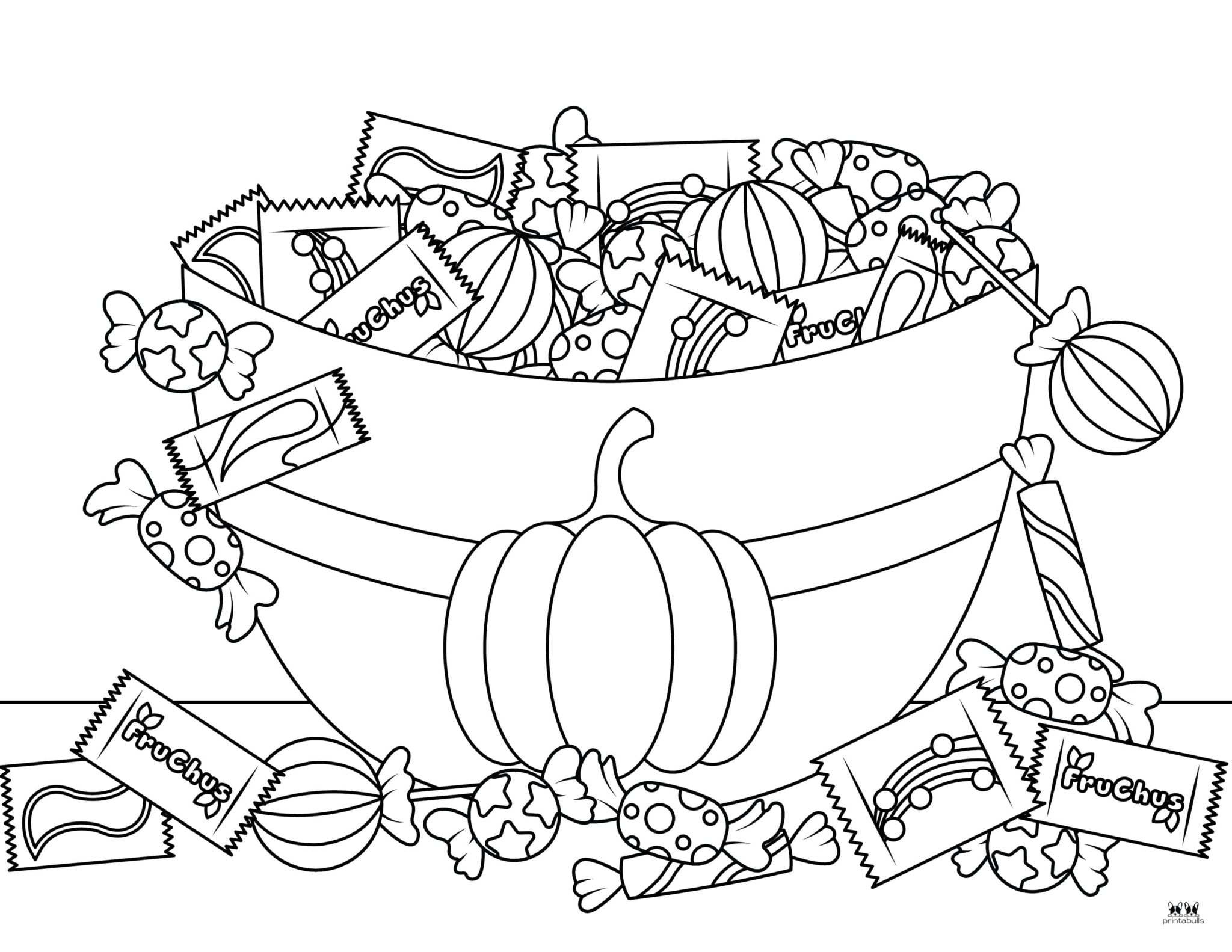 Halloween Candy Coloring Pages 25 Free Pages Printabulls