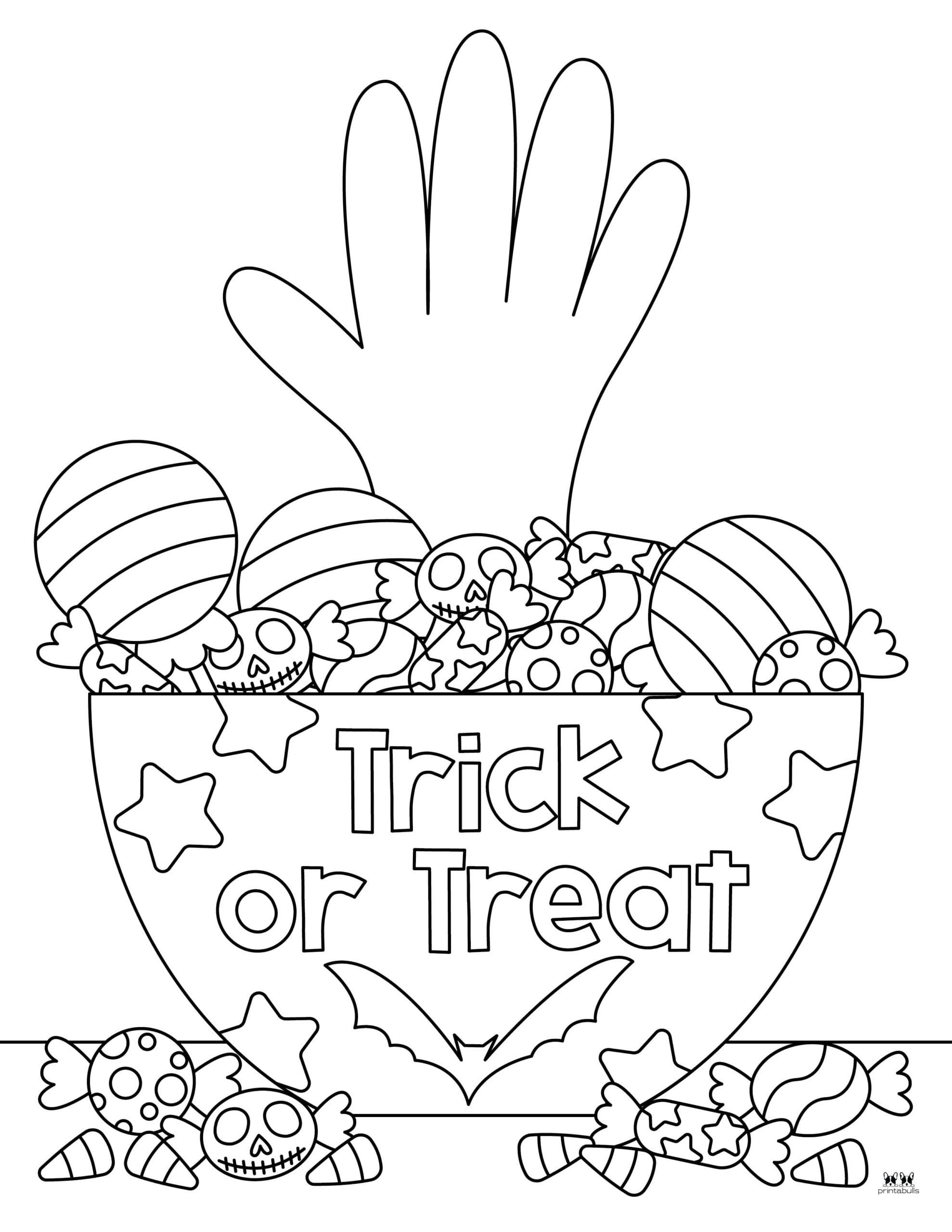 Halloween Candy Coloring Pages 25 Free Pages Printabulls