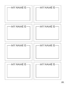 Name Tags - 44 Unique Designs - FREE | Printabulls