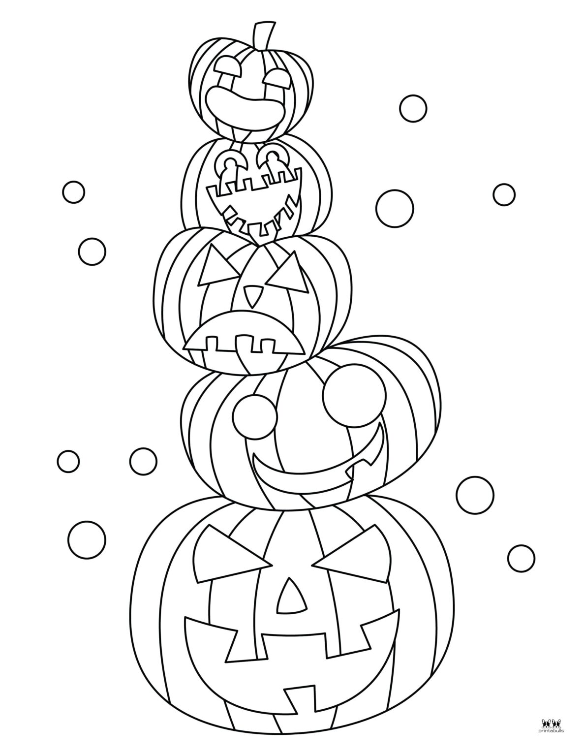 Jack-o'-Lantern Coloring Pages - 25 FREE Pages | Printabulls