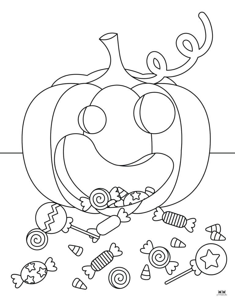 Jack-o'-Lantern Coloring Pages - 25 FREE Pages | Printabulls