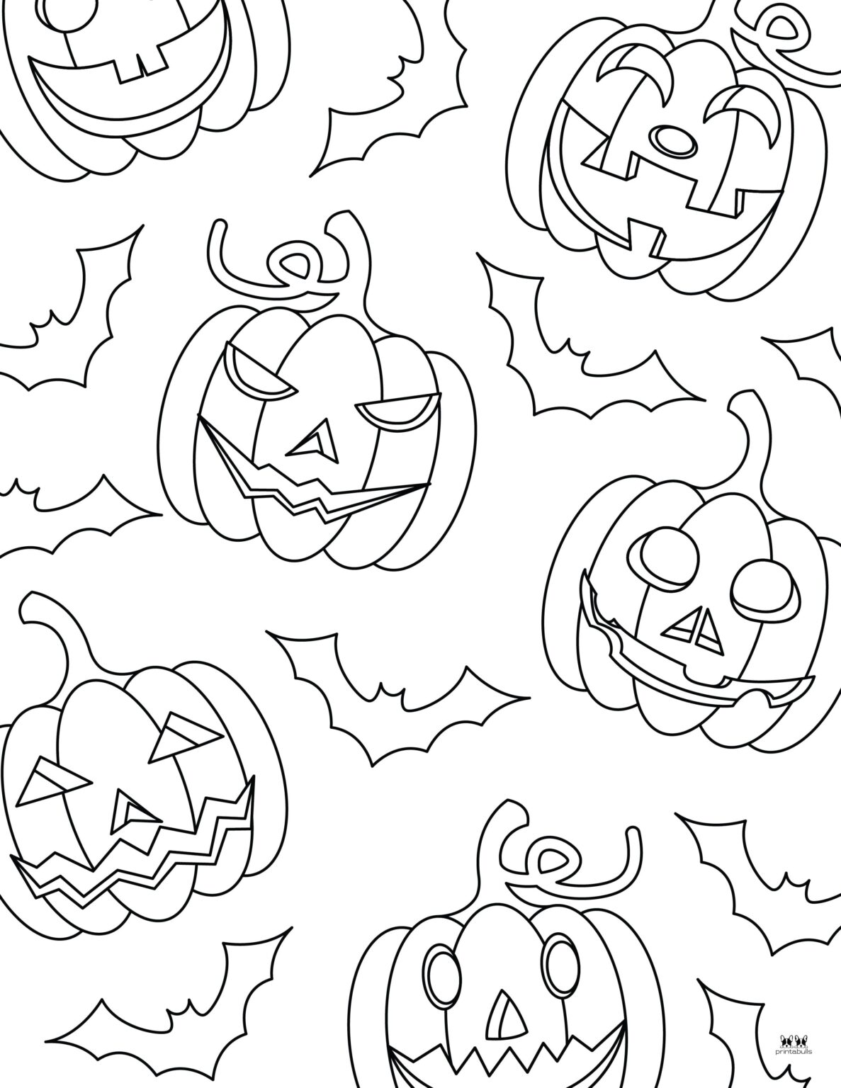 Jack-o'-lantern Coloring Pages - 25 Free Pages 