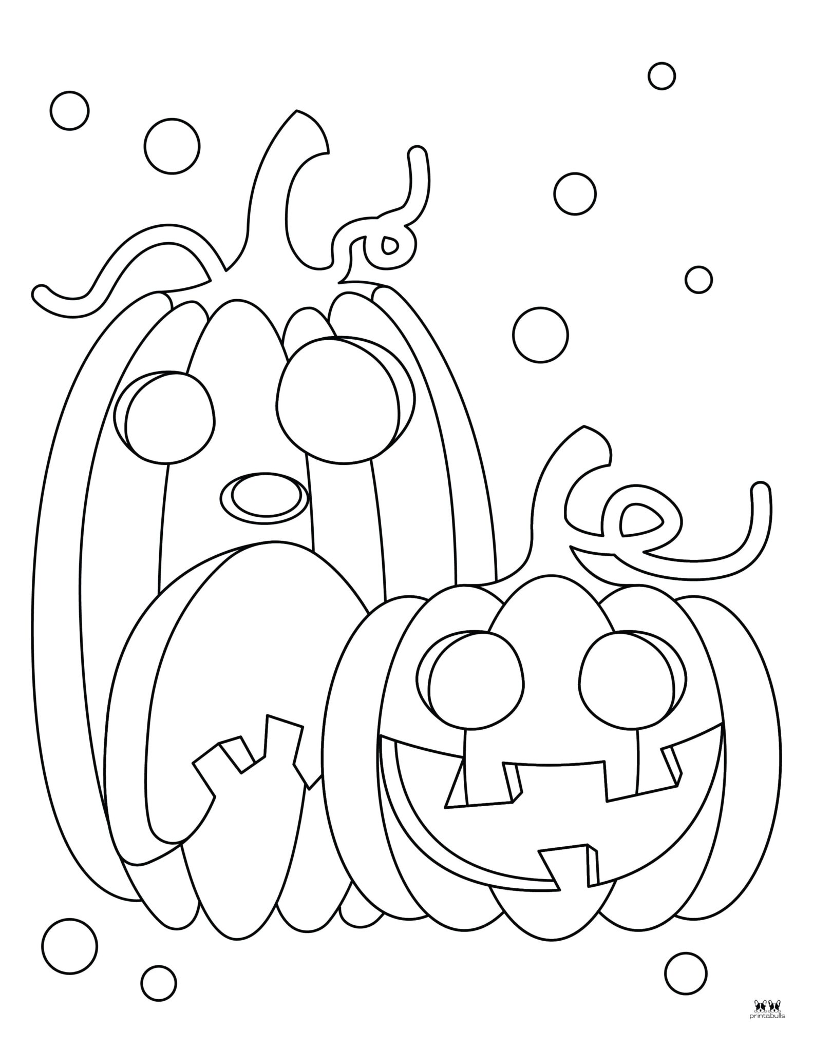 Jack-o'-Lantern Coloring Pages - 25 FREE Pages | Printabulls