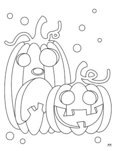 Jack-o'-Lantern Coloring Pages - 25 FREE Pages | Printabulls