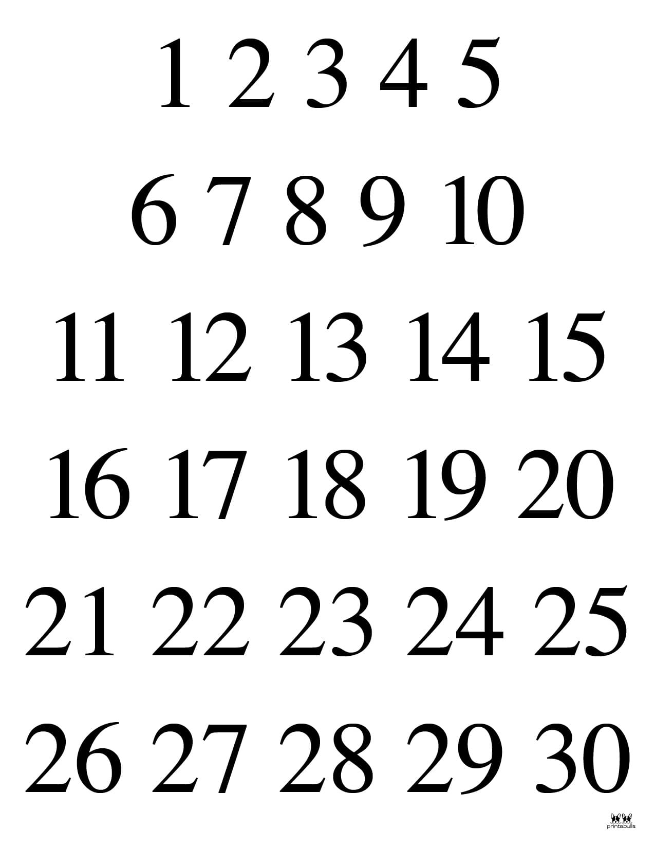 numbers-from-1-30-10-free-pdf-printables-printablee