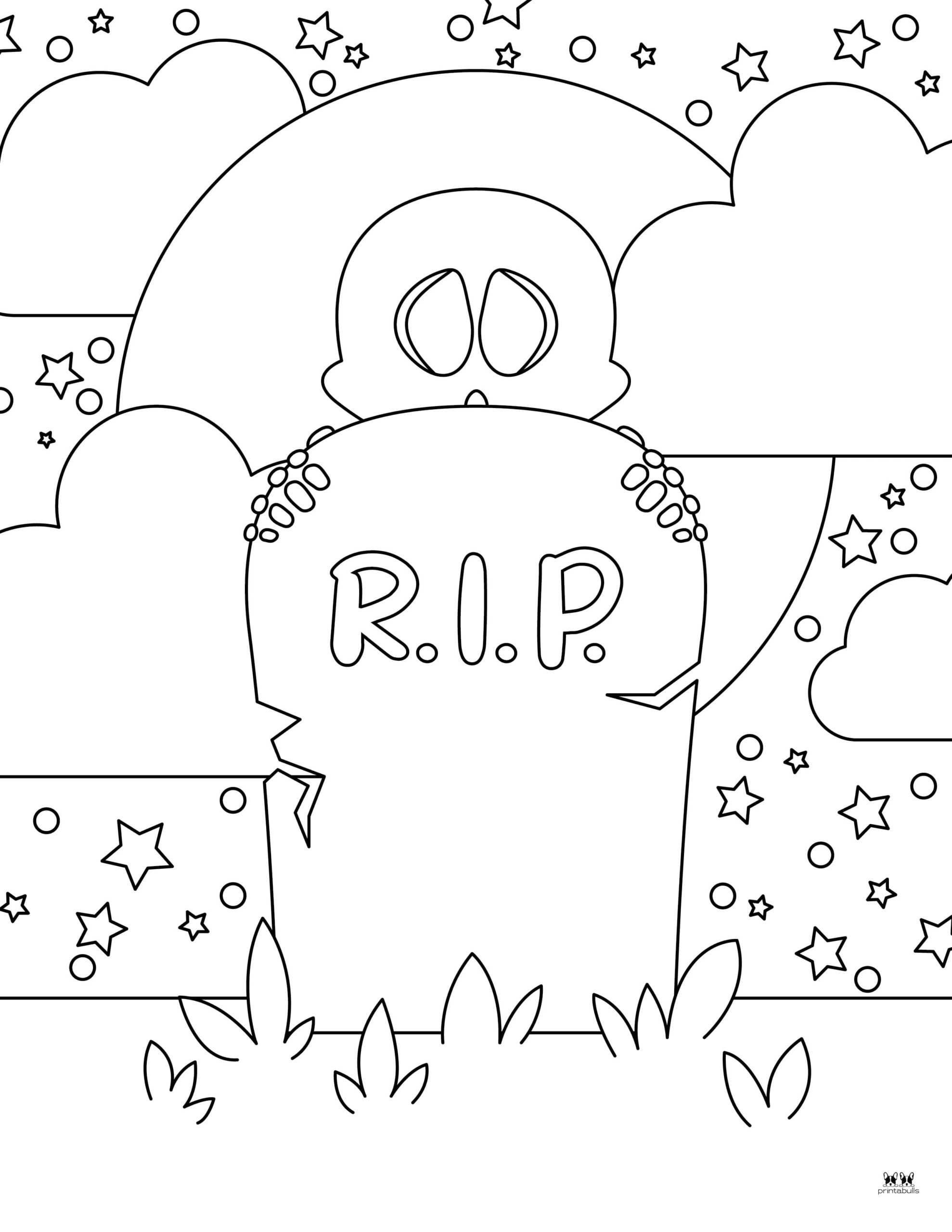 Skeleton Coloring Pages - 25 FREE Pages | Printabulls