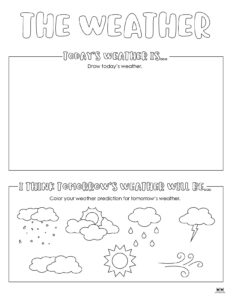 Weather Worksheets & Printables - 50 FREE Pages | Printabulls