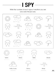 Weather Worksheets & Printables - 50 FREE Pages | Printabulls