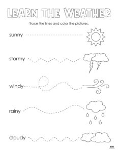 Weather Worksheets & Printables - 50 FREE Pages | Printabulls