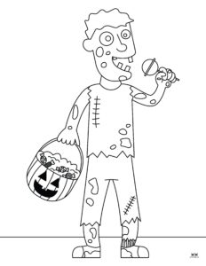 Zombie Coloring Pages - 25 FREE Pages | Printabulls