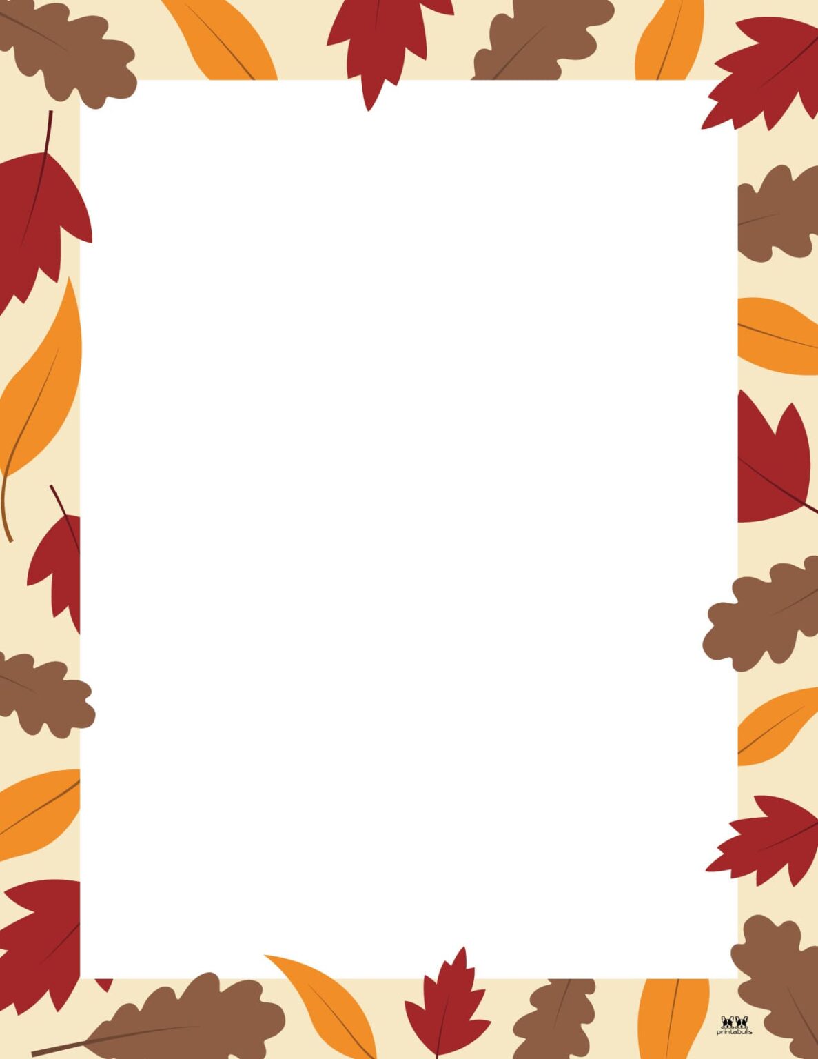 Fall Borders - 20 FREE Page Borders | Printabulls