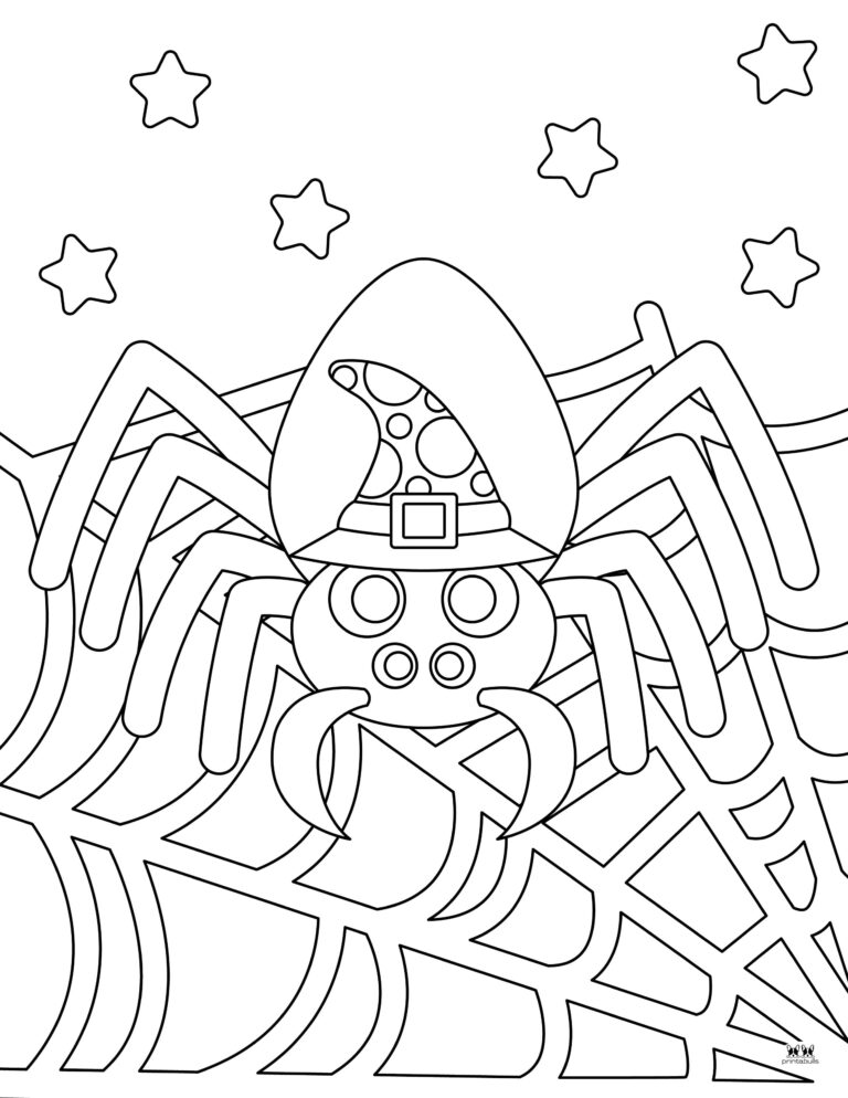 10 Spooky Spider-Man Halloween Coloring Pages to Color