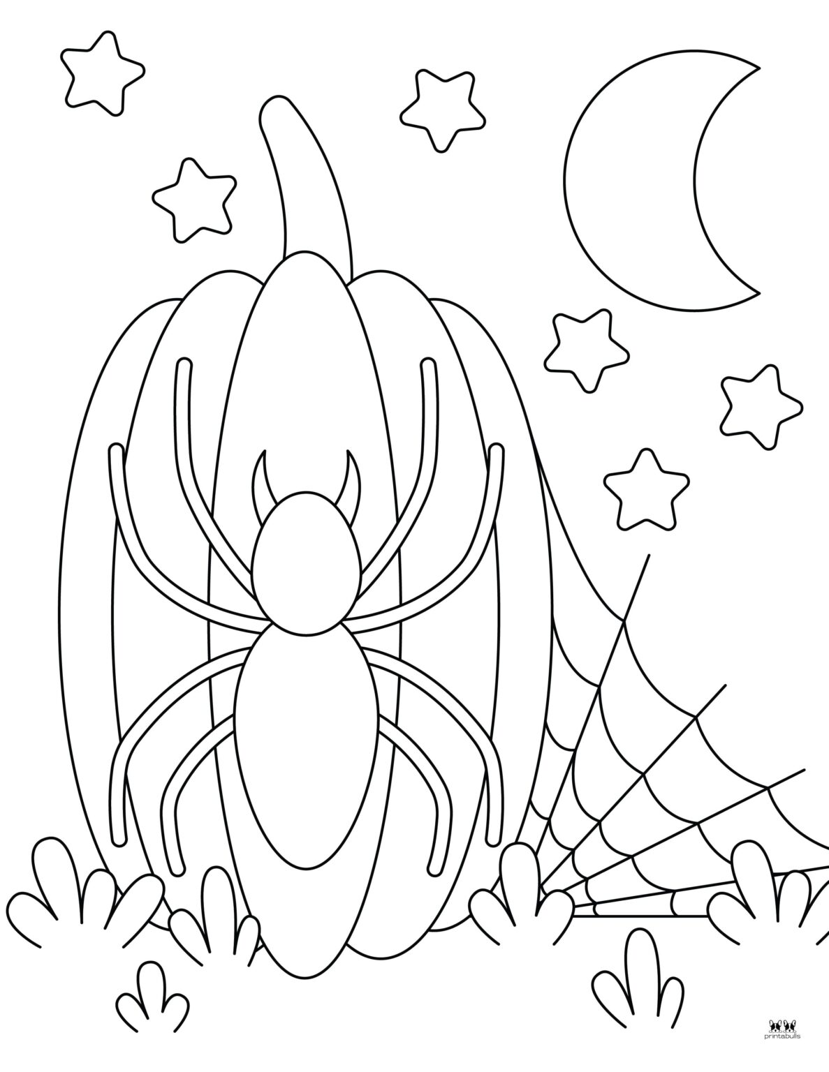 Halloween Spider Coloring Pages - 25 FREE Pages | Printabulls