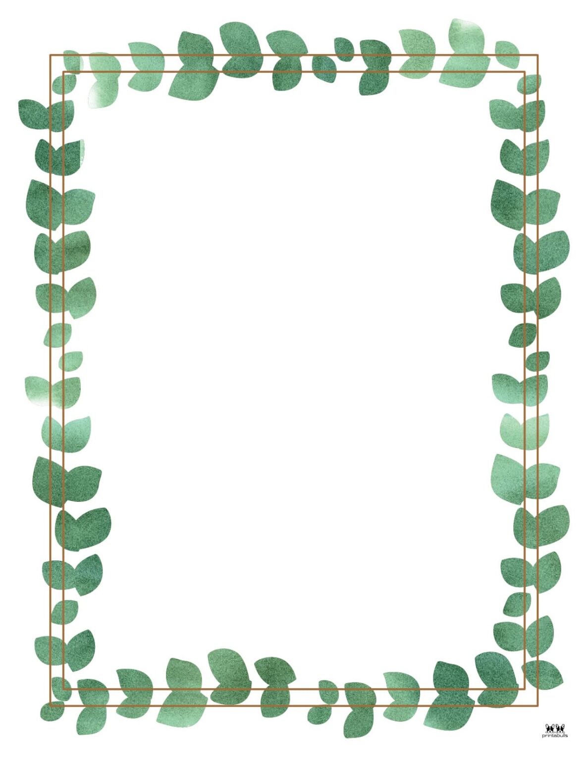 Leaf Borders 30 Free Printable Borders Printabulls