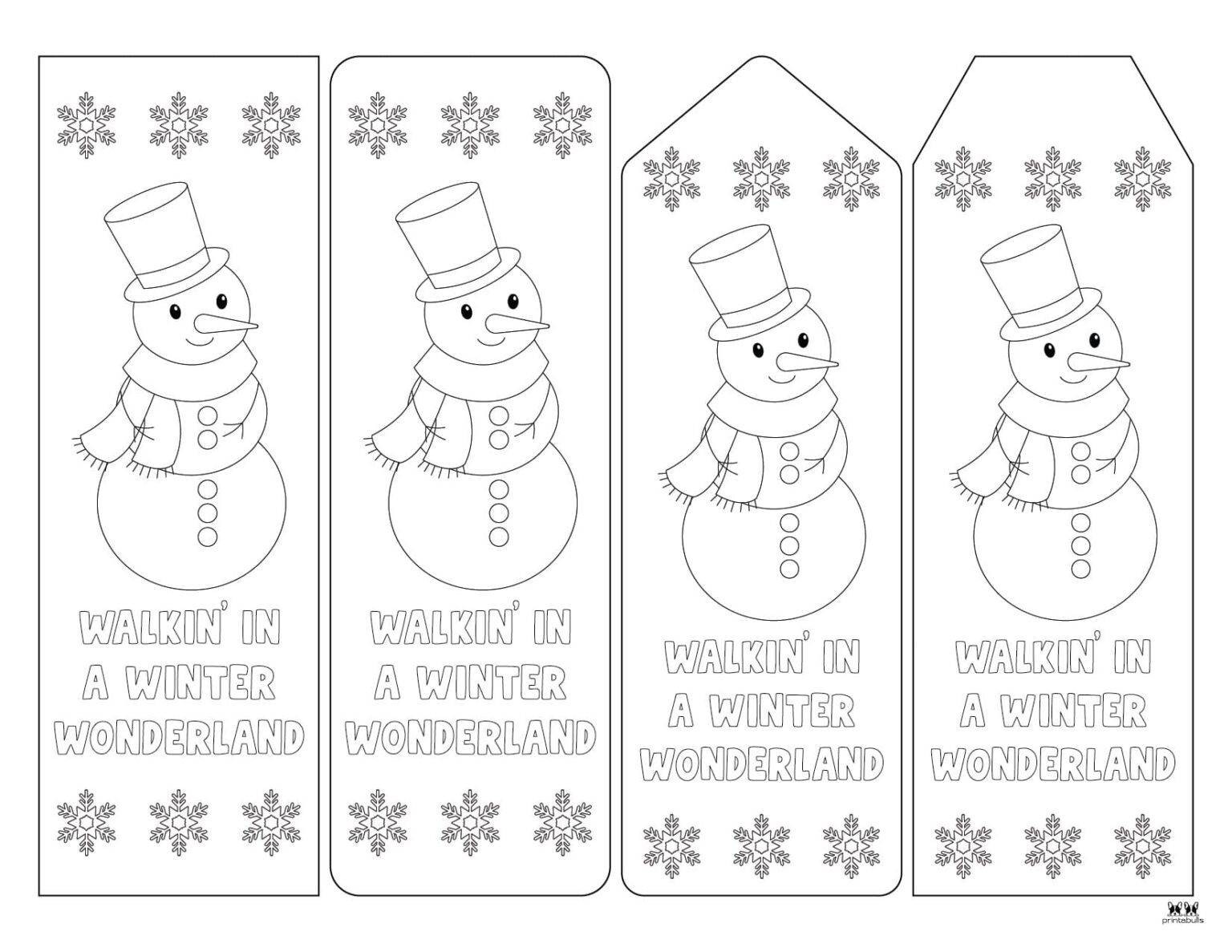 Christmas Bookmarks - 25 FREE Bookmarks | Printabulls