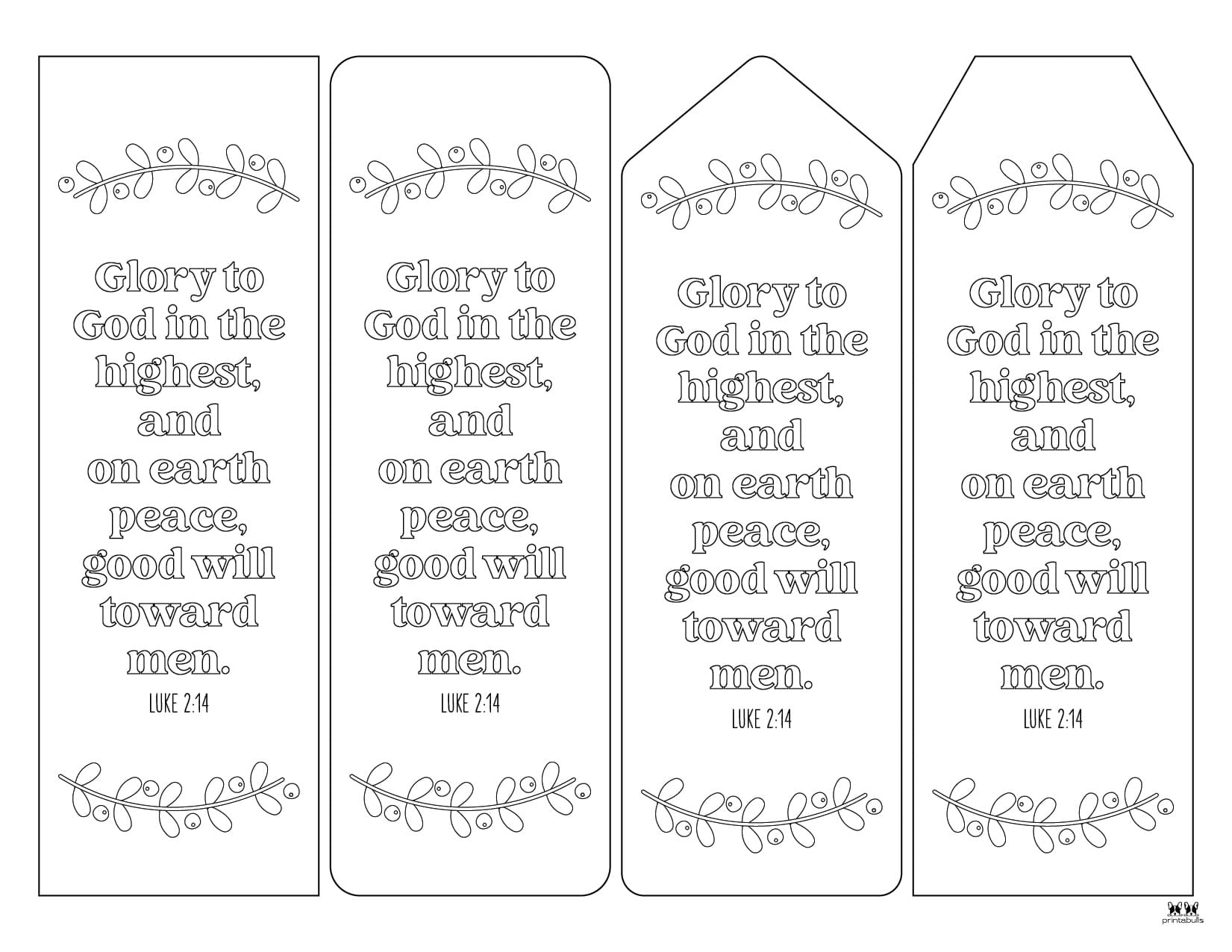 Christmas Bookmarks - 25 Free Bookmarks 