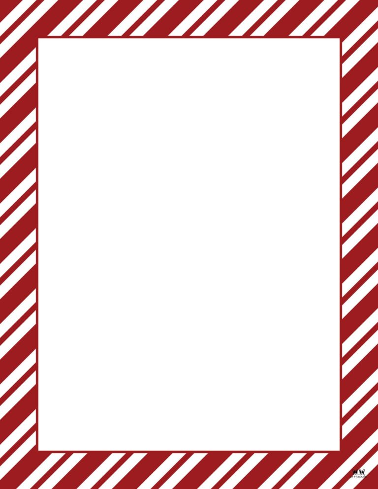 Christmas Borders - 60 FREE Printable Borders | Printabulls