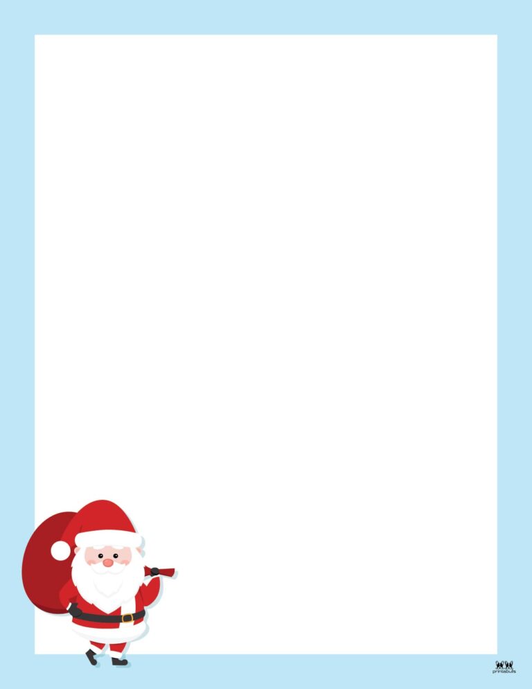 Christmas Borders - 60 FREE Printable Borders | Printabulls