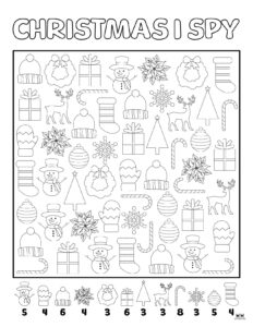 Christmas I Spy - 8 FREE Printables | Printabulls