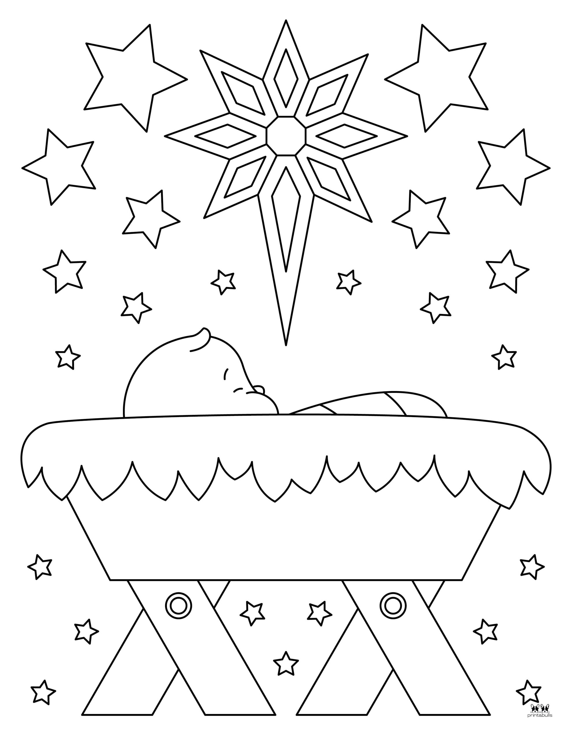 Christmas Stars - 25 FREE Printables | Printabulls