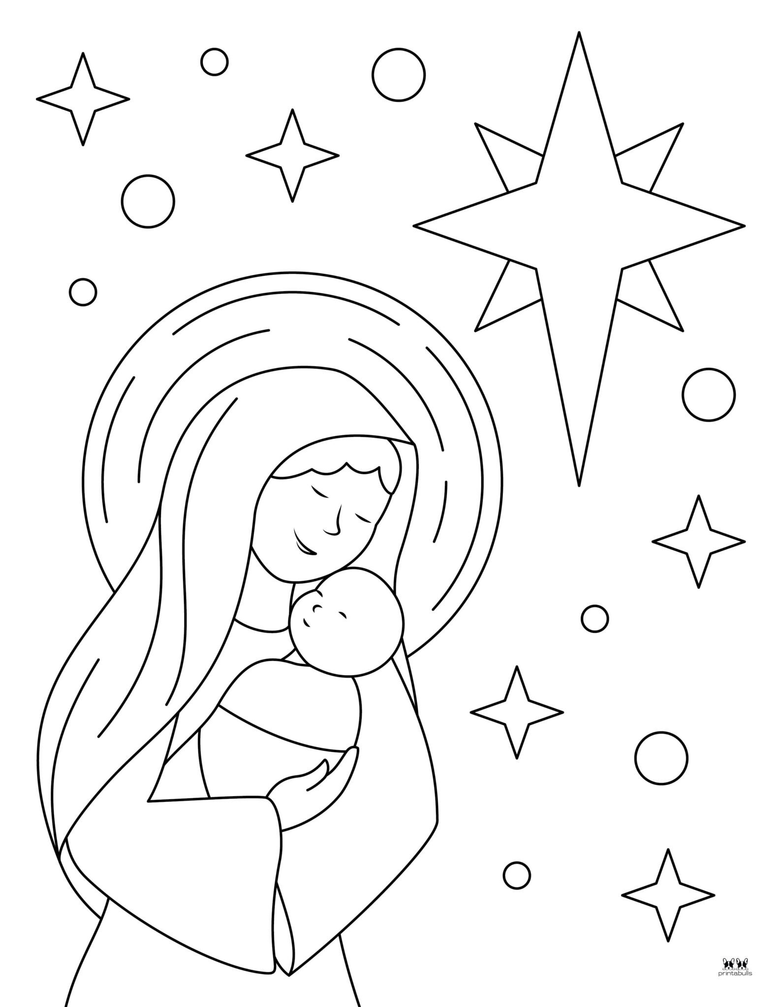 Christmas Stars - 25 Free Printables 