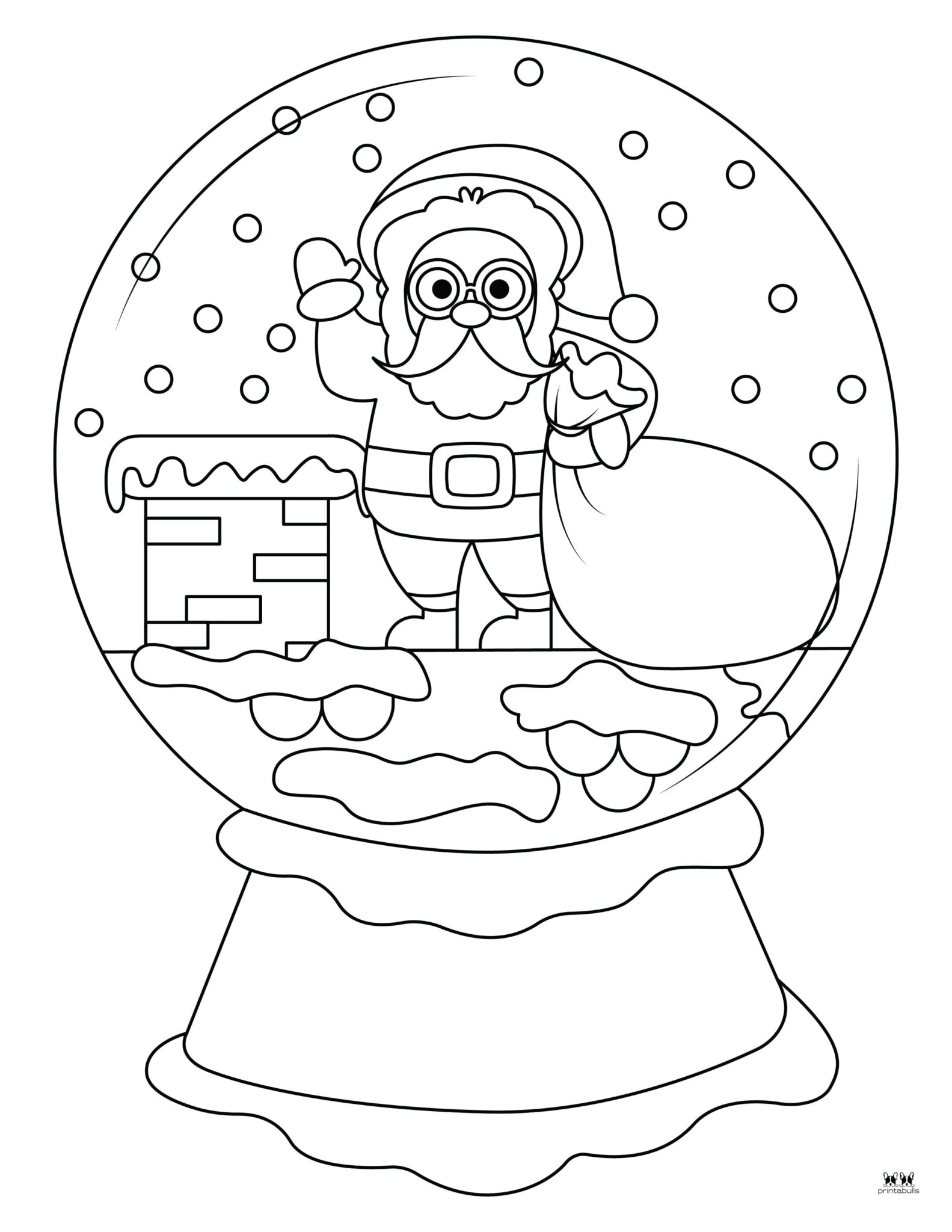 Snow Globe Coloring Pages & Templates - 25 Pages | Printabulls