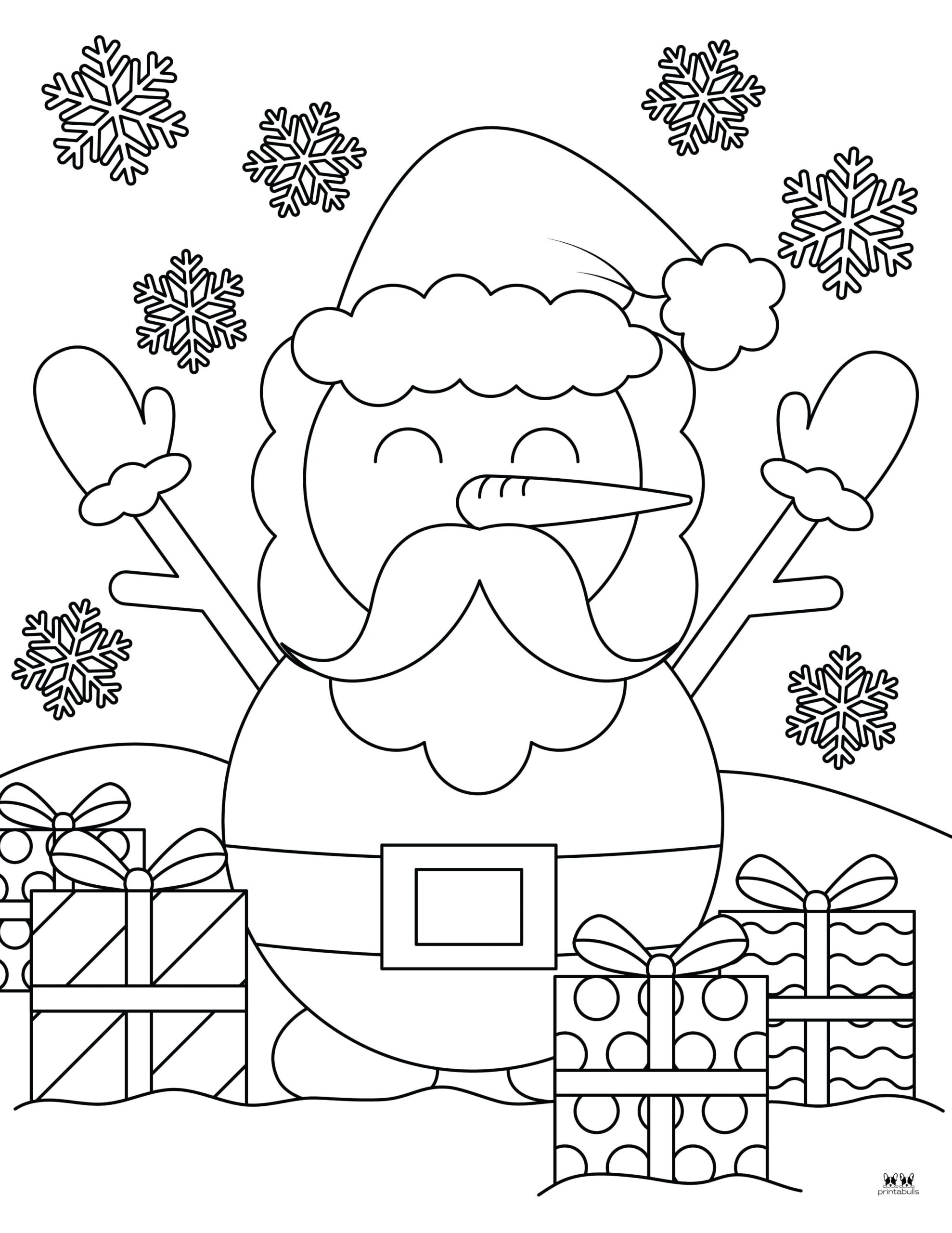 Snowman Coloring Pages & Templates - 35 Pages | Printabulls