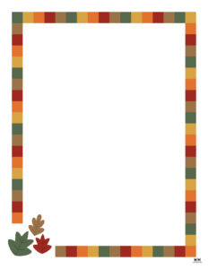 Thanksgiving Borders & Frames - 41 FREE Pages | Printabulls