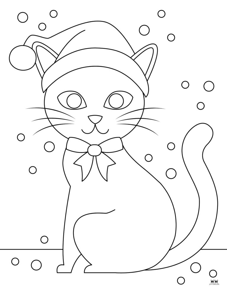 Santa Hat Templates & Coloring Pages - FREE | Printabulls