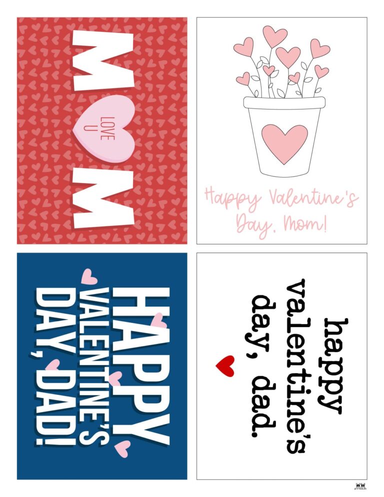 Printable Valentine's Day Cards - 250+ Free Printables 